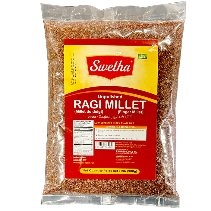 Swetha Unpolished Ragi Millet 2lb