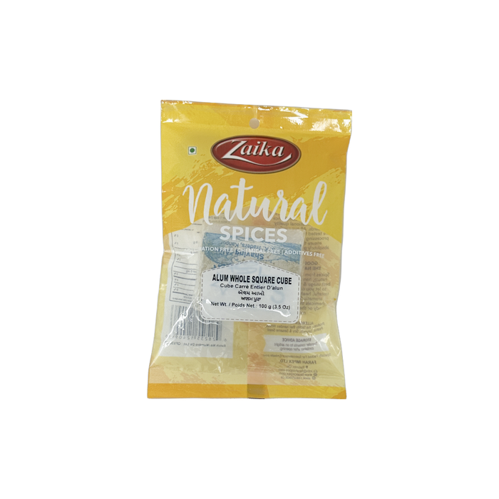 Cube carré entier d'alun Zaika 100 g