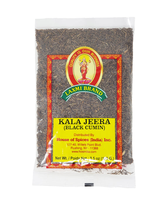 Laxmi Brand Black Cumin (Kala Jeera) 100gm - Spices - bangladeshi grocery store near me