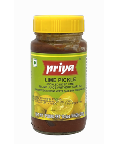 Priya Lime Ginger Pickle (No Garlic) - Pickles | indian grocery store in markham