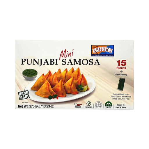 Ashoka Mini Punjabi Samosa 375g(15 pc) - Frozen | indian grocery store in Moncton