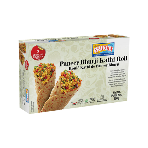 Ashoka Paneer Bhurji Kathi Roll 300gm - Frozen | indian grocery store in Montreal