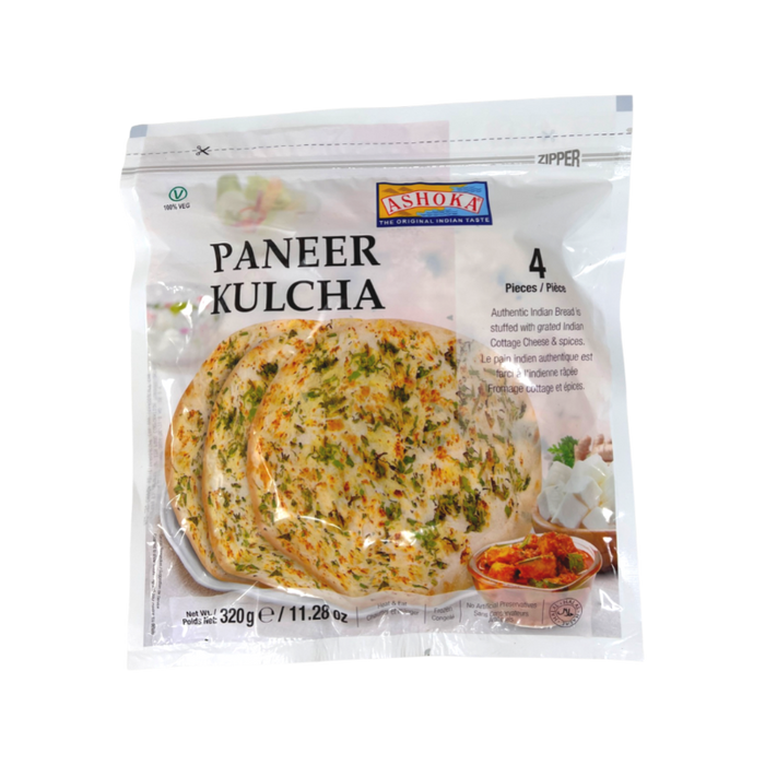 Ashoka Frozen Paneer Kulcha 320gm (4pc) - Frozen - sri lankan grocery store near me