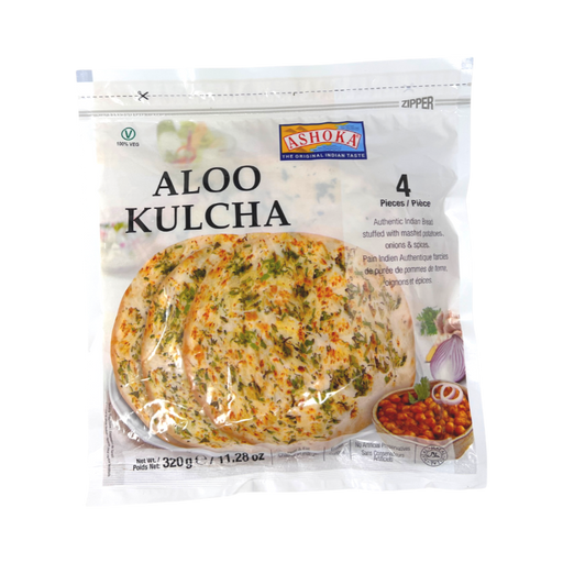 Ashoka Aloo Kulcha 320gm (4 pc) - Frozen | indian grocery store in hamilton