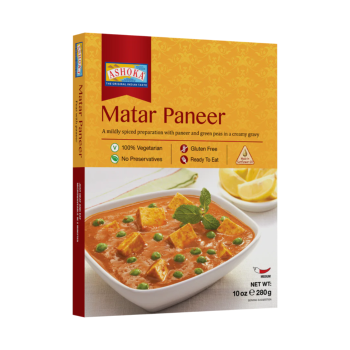 Ashoka Ready To Eat Matar Paneer 280g - Ready To Eat | indian grocery store in sudbury