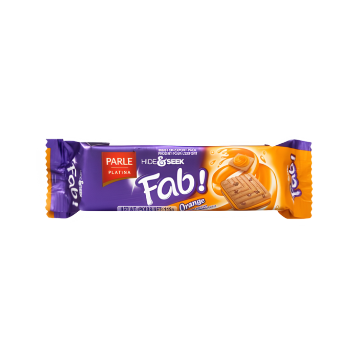 Parle Biscuit Hide & Seek Fab! Orange 112g - Biscuits | indian grocery store in brampton