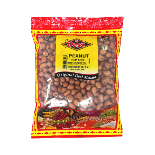 Desi Red Skin Peanuts - Dry Nuts | surati brothers indian grocery store near me
