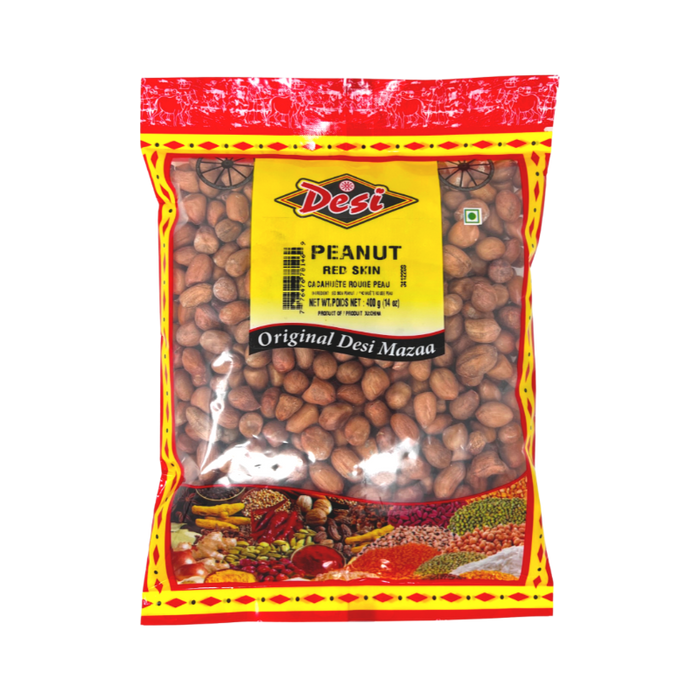 Desi Red Skin Peanuts - Dry Nuts | surati brothers indian grocery store near me