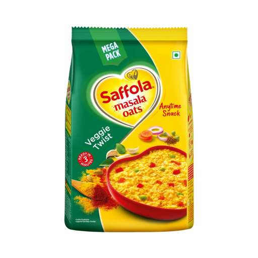 Saffola Masala oats Veggie twist 500g - Snacks | indian grocery store in pickering