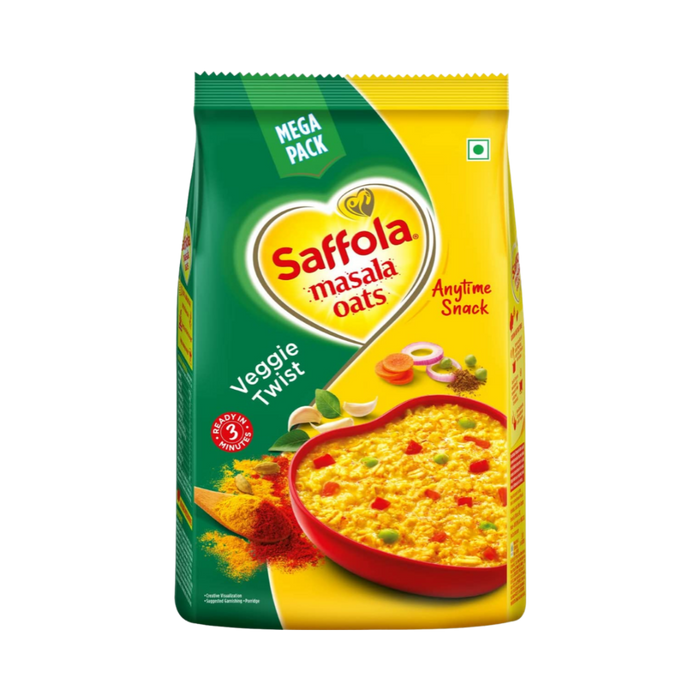 Saffola Masala oats Veggie twist 500g - Snacks | indian grocery store in pickering