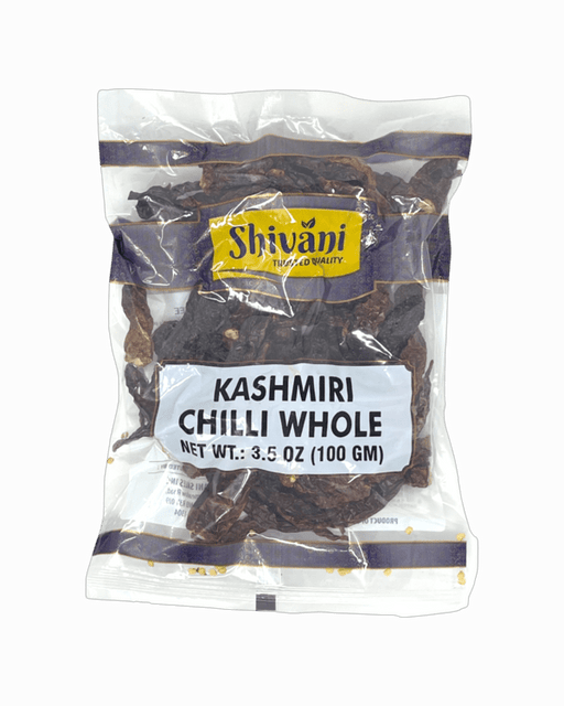 Shivani Kashmiri Chilli Whole - Spices - Best Indian Grocery Store