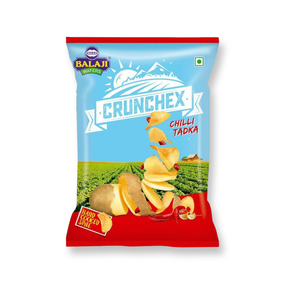 Balaji Wafers Crunchex Chilli Tadka 135gm — Spice Divine