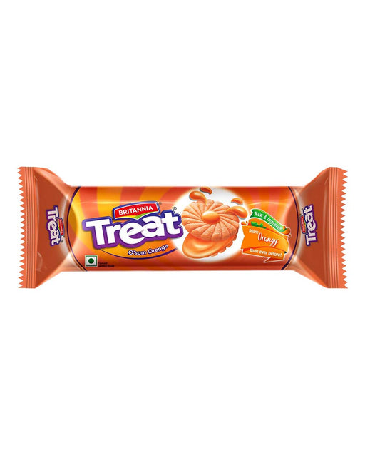 Britannia Treat Orange Biscuit 120g - Biscuits | indian grocery store in niagara falls