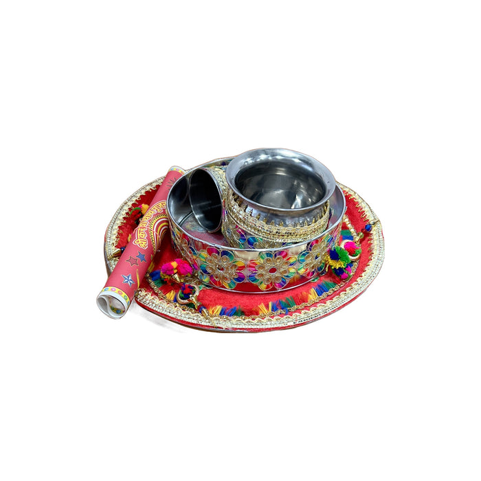 Shyam Création Karwa Thali Ensemble