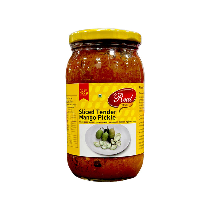 Real Taste Sliced Tender Mango Pickle 400g