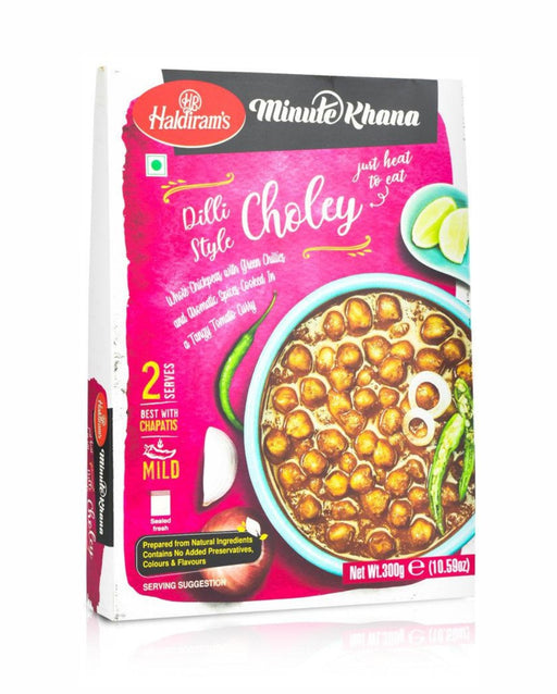 Haldiram's Ready Meal Dilli Style Choley 300gm - Ready To Eat - Spice Divine