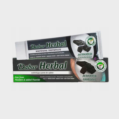 Dabur Herbal Activated Charcoal Tooth Paste — Spice Divine