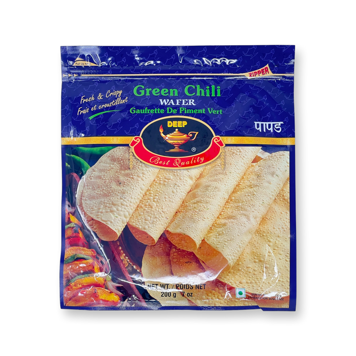 Deep Green chili papad 200g - General | indian grocery store in St. John's