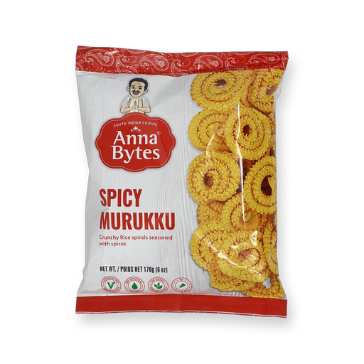 Anna Bytes Spicy Murukku 170g - Snacks - indian grocery store kitchener