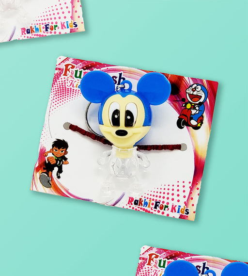 Funtoosh Mickey Mouse Blue Children's Rakhi - Rakhis | indian grocery store in Gatineau