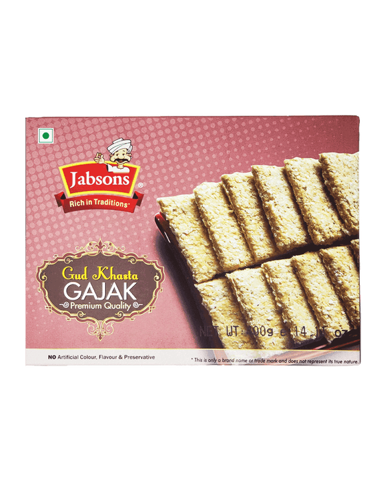Jabsons Gud Khasta Gajak 400gm - Desserts | indian grocery store in london