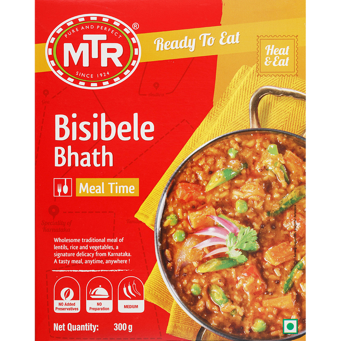 MTR Bisibele Bhath 300g - Ready To Eat - pakistani grocery store near me