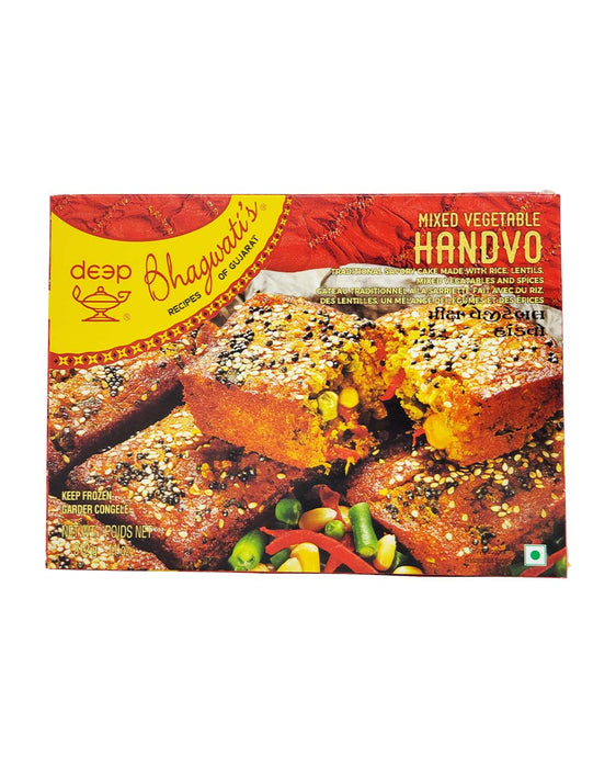 Bhagwatis Mixed vegetable Handvo 312g - Frozen - bangladeshi grocery store in canada