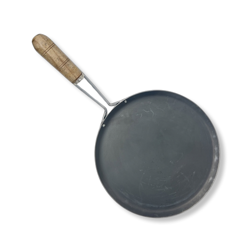 Kitchen Queen Iron Dosa Tawa with Wire Wood Handle - Utensils - east indian supermarket