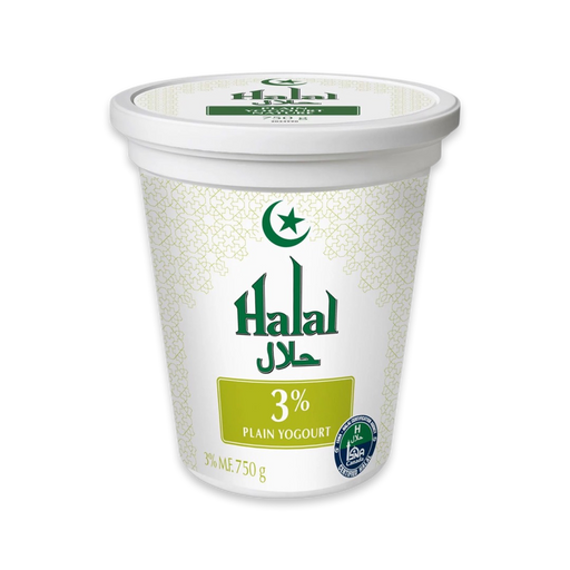 Khaas Halal Plain Yogourt 750g - Dairy - Indian Grocery Store