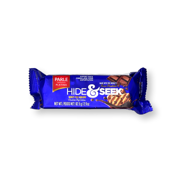 Parle Hide & Seek Chocolate Chip Cookies 82.5g - Biscuits | indian grocery store in cornwall