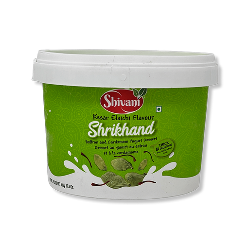 Shivani Kesar-Elaichi Shrikhand 500g - Frozen - bangladeshi grocery store in toronto