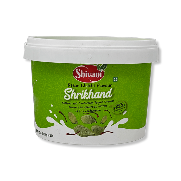 Shivani Kesar-Elaichi Shrikhand 500g - Frozen - bangladeshi grocery store in toronto