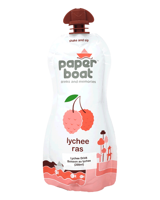 Paper Boat Lychee Ras (Lychee Juice) 200ml - Juices - pakistani grocery store in canada