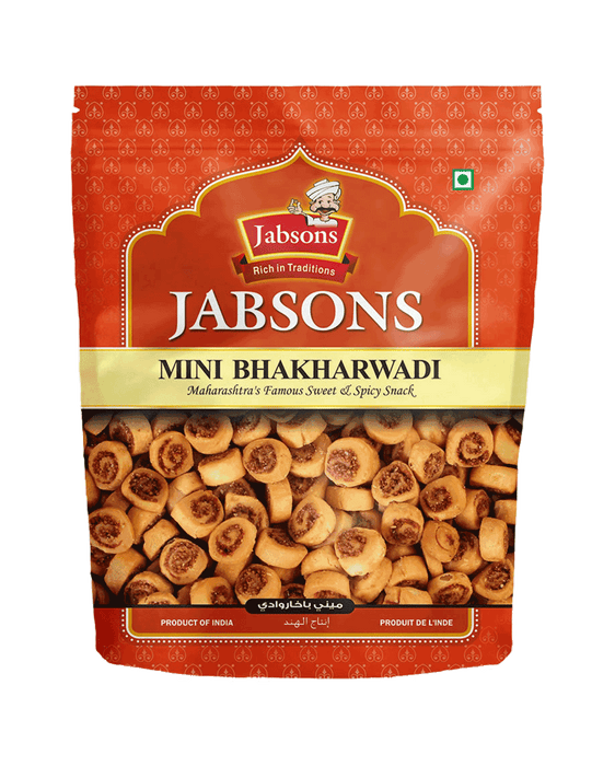Jabsons Mini Bhakharwadi 160gm - Snacks - pooja store near me