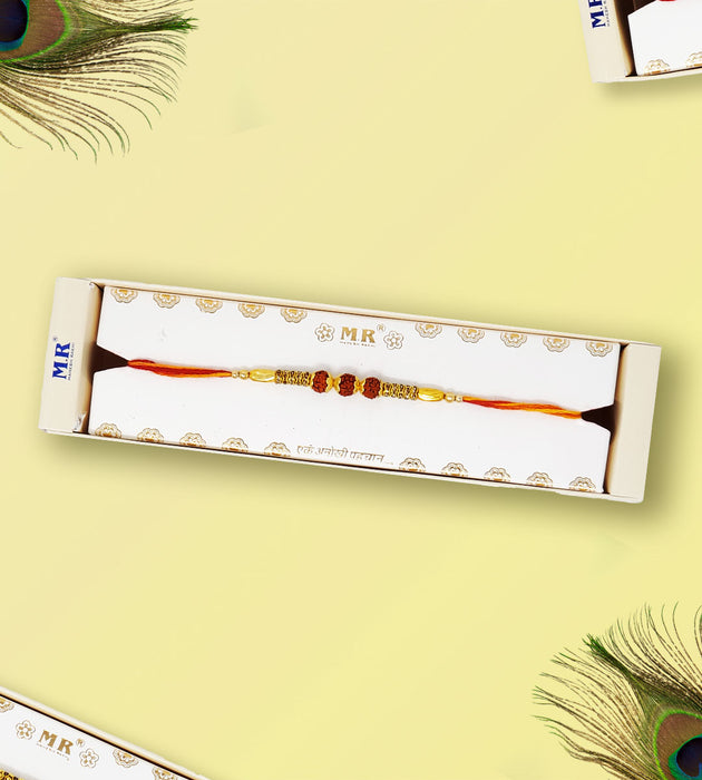 MR Rudraksha Designer Rakhi - Rakhis - bangladeshi grocery store near me