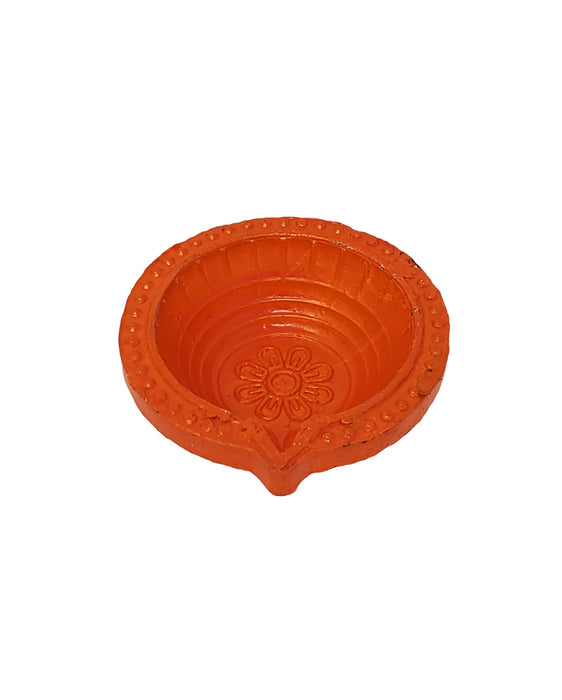 Multi Colors Diya Set of 12 - Prayer (Pooja) | surati brothers indian grocery store near me