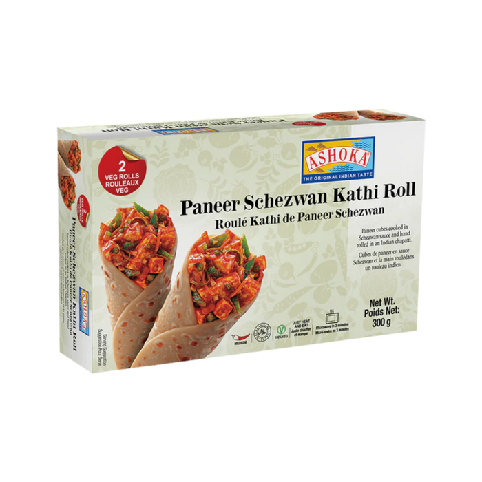 Ashoka Paneer Schezwan Kathi Roll 300gm - Frozen - bangladeshi grocery store in toronto