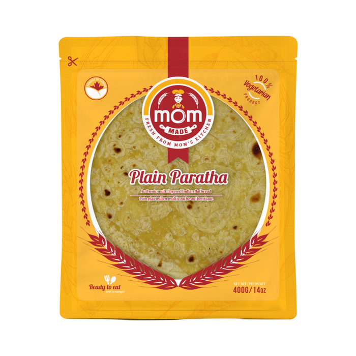 Mom Made Plain Paratha 400g - Roti - the indian supermarket