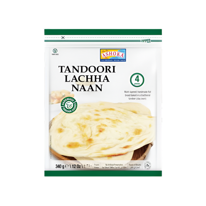 Ashoka Frozen Tandoori Lachha Naan 340g