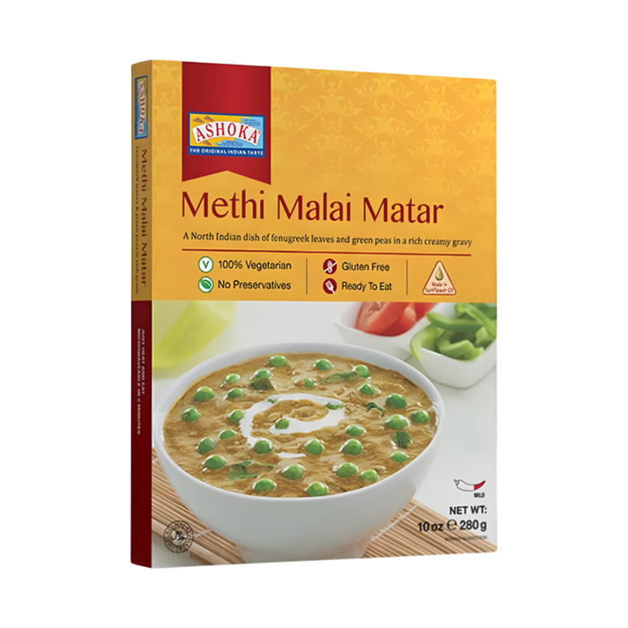 Ashoka Methi Malai Matar prêt à consommer 280g