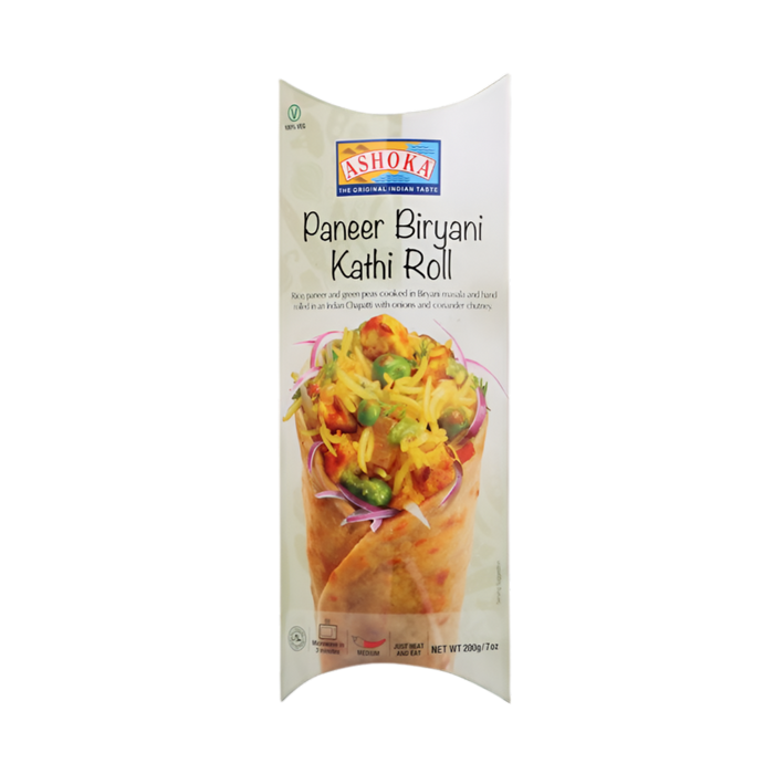 Ashoka Frozen Paneer Biryani Kathi Roll 200g