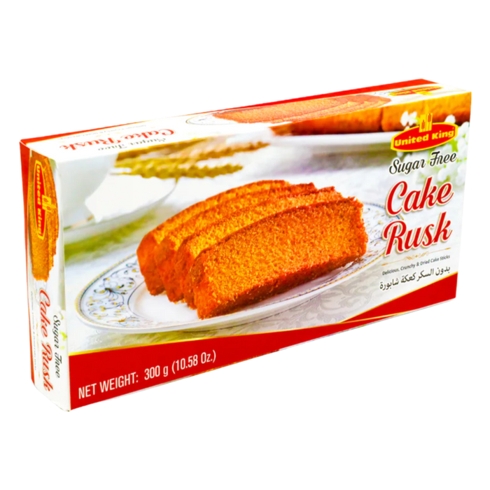 United King Sugar Free Cake Rusk 300g