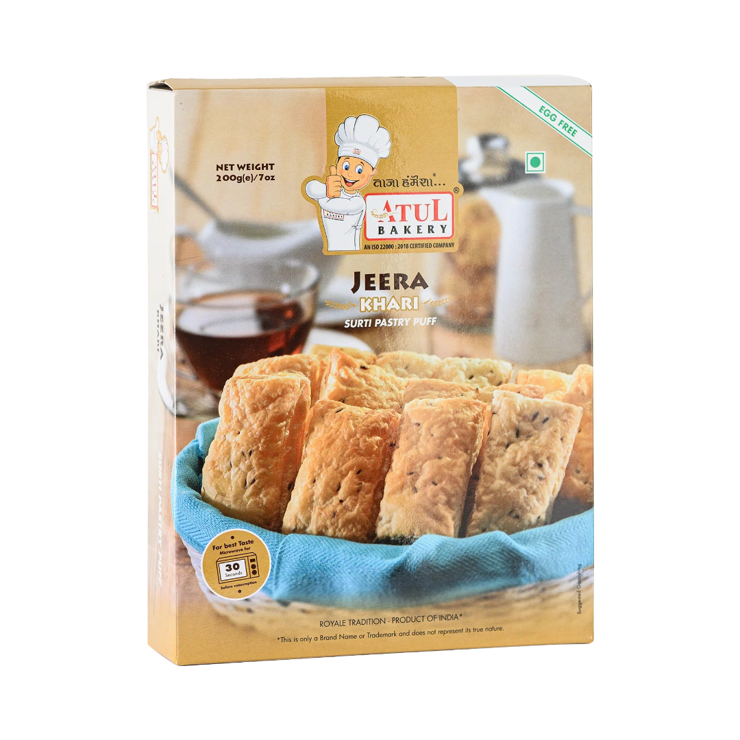 Atul Bakery Jeera Khari 200g — Spice Divine