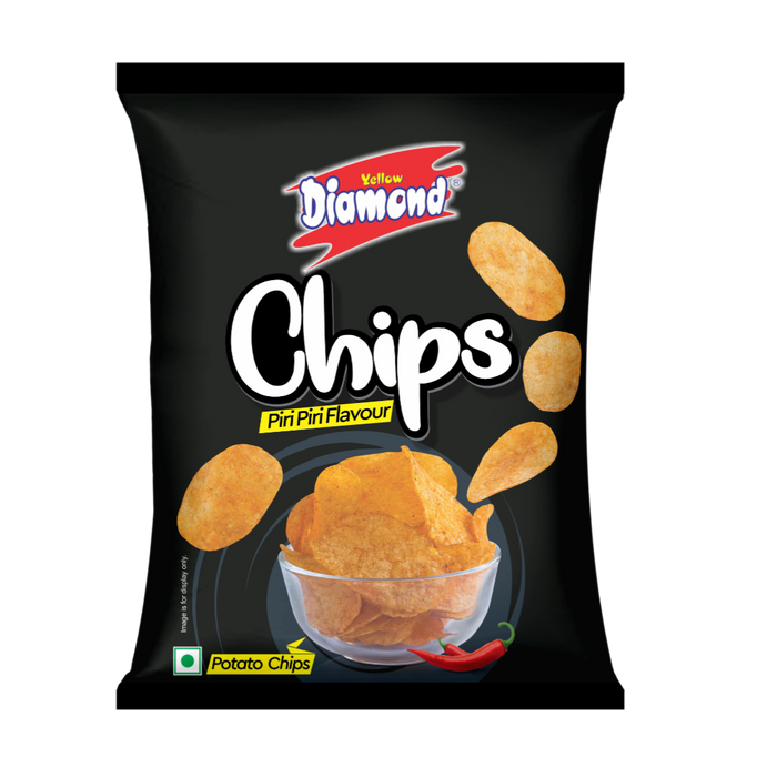 Yellow Diamond Piri Piri Chips 75g
