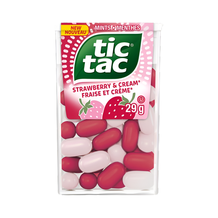 Tic Tac Strawberry & Cream Mints 29g