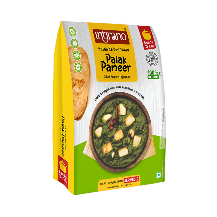 Ingrano Ready To Eat Palak Paneer 285g