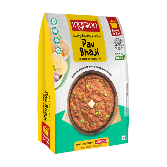 Ingrano Ready To Eat Pav Bhaji 285g