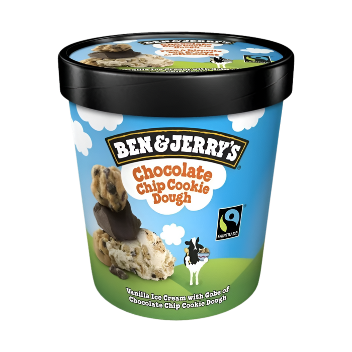 Ben & Jerry's Chocolate Chip Vanilla Ice Cream 473ml
