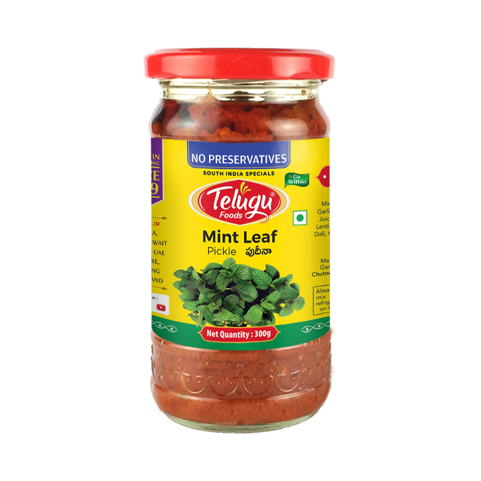 Telugu Foods Mint Leaf Pickle 300g