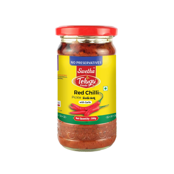 Telugu Foods Red Chilli Pickle 300g